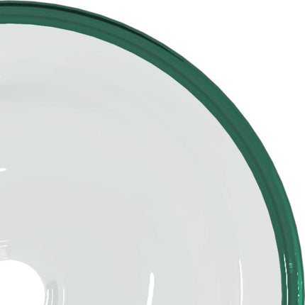 håndvask 35x12 cm hærdet glas transparent
