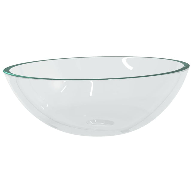 håndvask 50x37x14 cm glas transparent