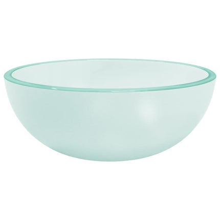 håndvask 30x12 cm hærdet glas matteret