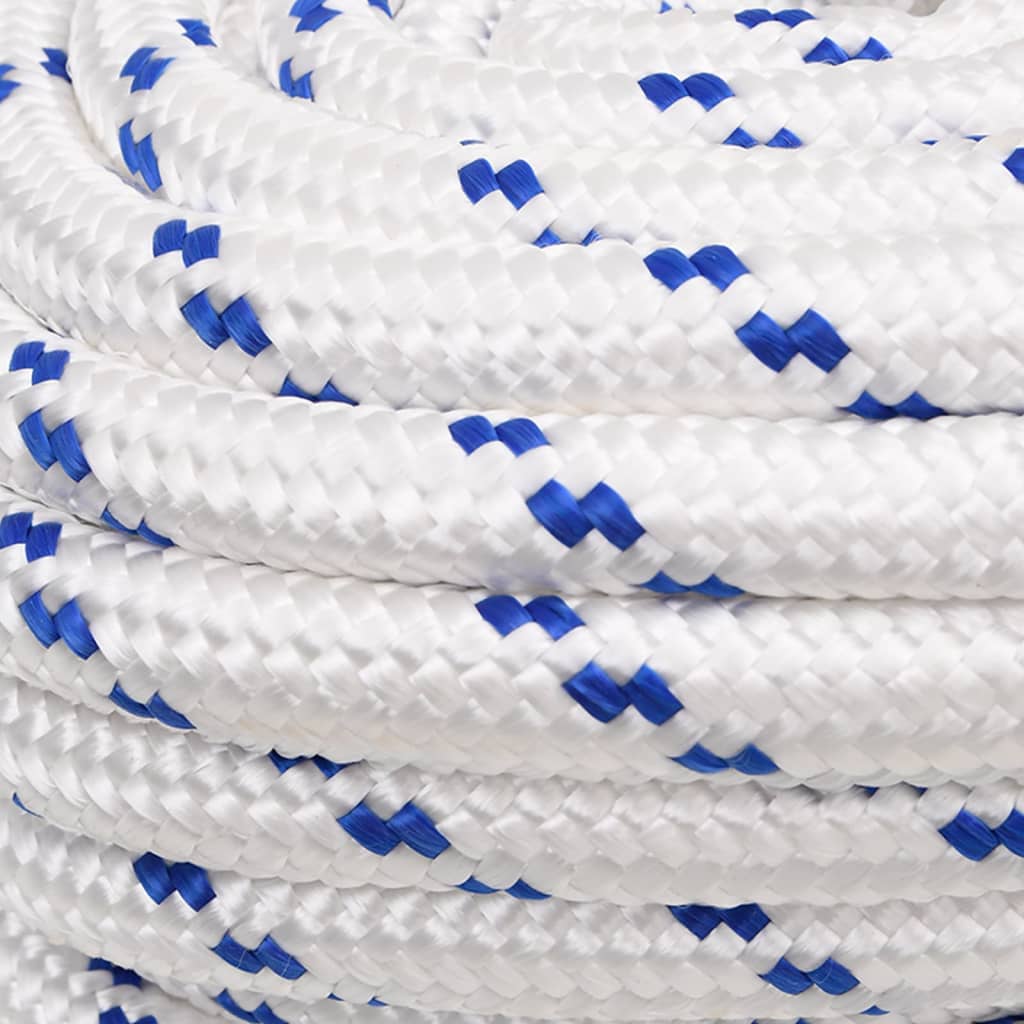 tovværk til båd 20 mm 50 m polypropylen hvid
