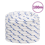 tovværk til båd 20 mm 100 m polypropylen hvid