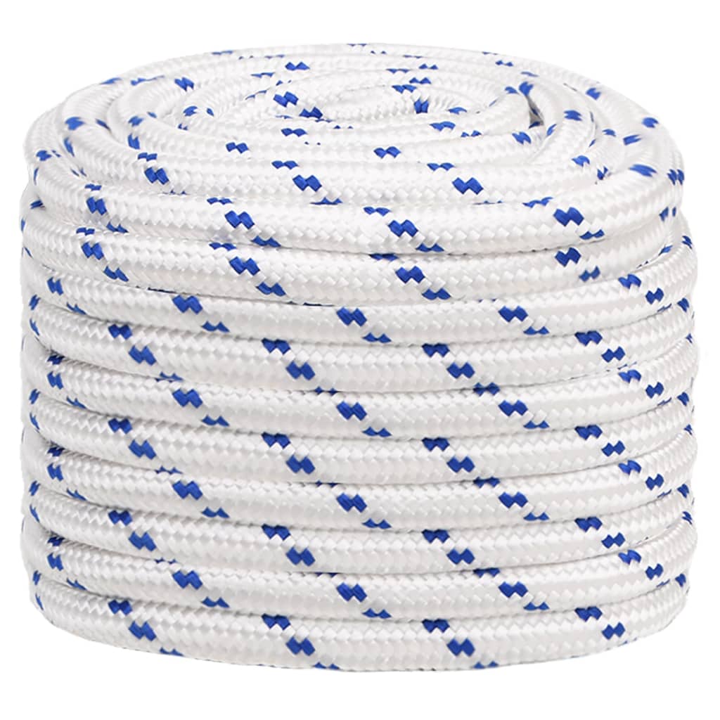 tovværk til båd 20 mm 100 m polypropylen hvid