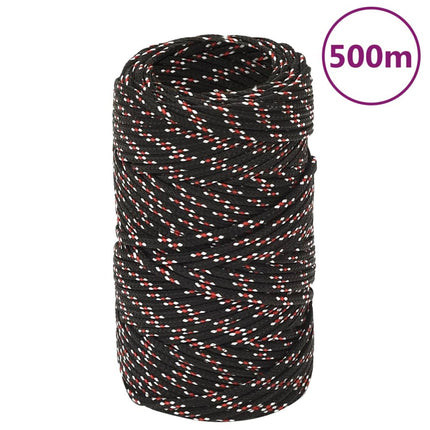 tovværk til båd 2 mm 500 m polypropylen sort
