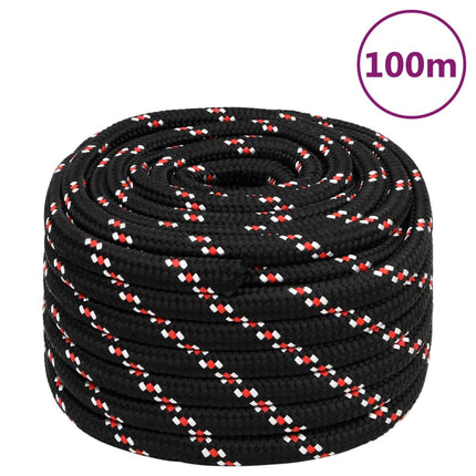 tovværk til båd 20 mm 100 m polypropylen sort