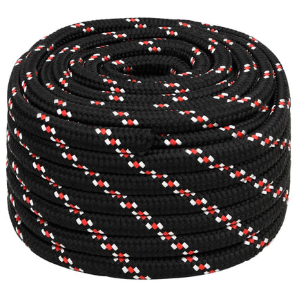 tovværk til båd 20 mm 100 m polypropylen sort