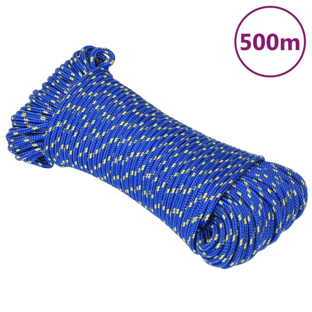 tovværk til båd 3 mm 500 m polypropylen blå