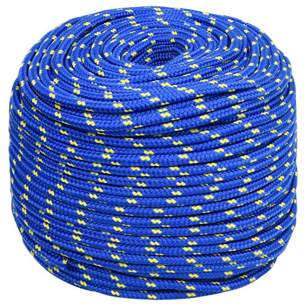 tovværk til båd 10 mm 100 m polypropylen blå