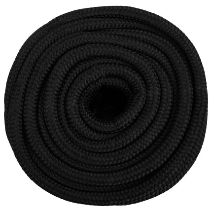 tovværk til båd 16 mm 100 m polypropylen sort