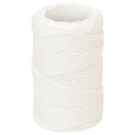 tovværk til båd 2 mm 50 m polypropylen hvid