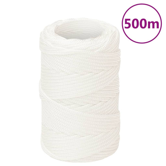 tovværk til båd 2 mm 500 m polypropylen hvid