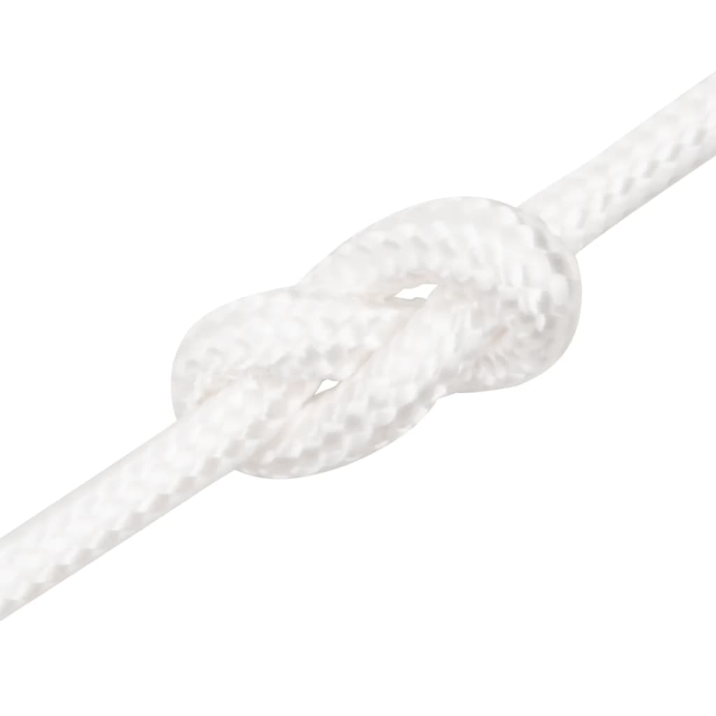 tovværk til båd 10 mm 25 m polypropylen hvid