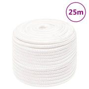 tovværk til båd 14 mm 25 m polypropylen hvid
