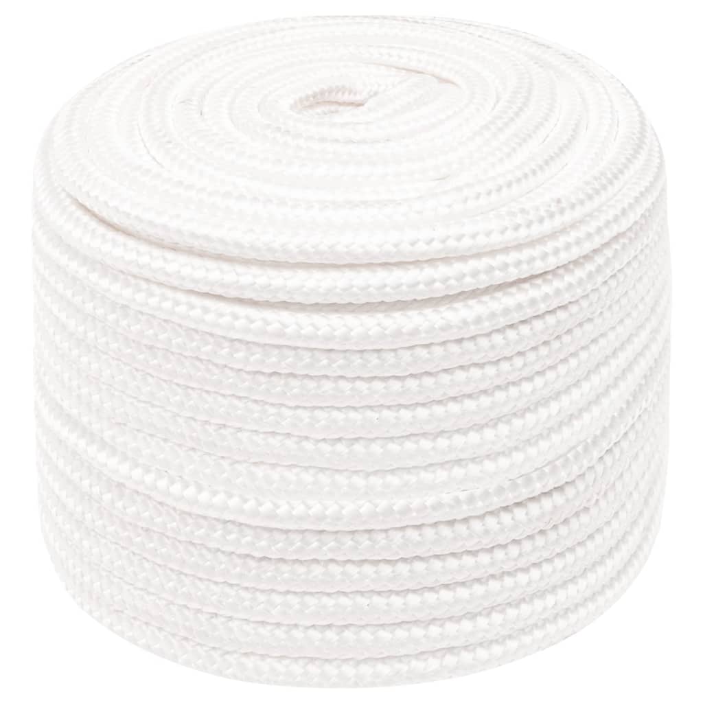tovværk til båd 14 mm 25 m polypropylen hvid
