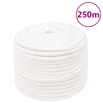 tovværk til båd 14 mm 250 m polypropylen hvid