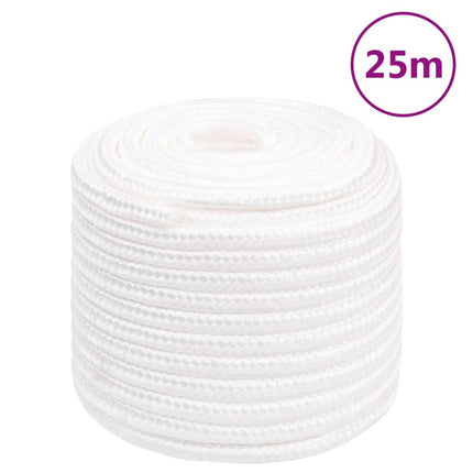 tovværk til båd 18 mm 25 m polypropylen hvid