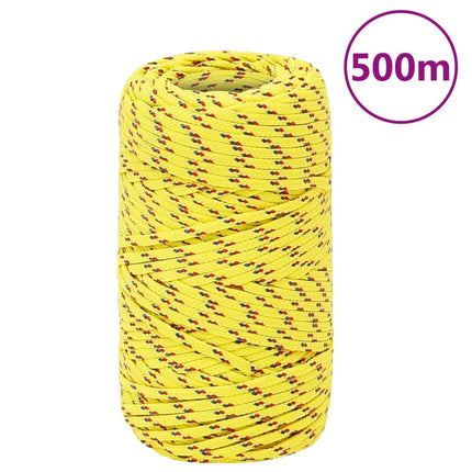 tovværk til båd 2 mm 500 m polypropylen gul