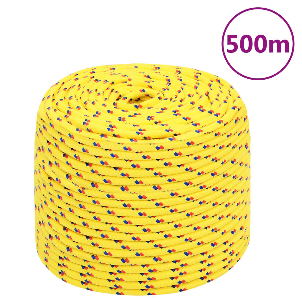 tovværk til båd 10 mm 500 m polypropylen gul