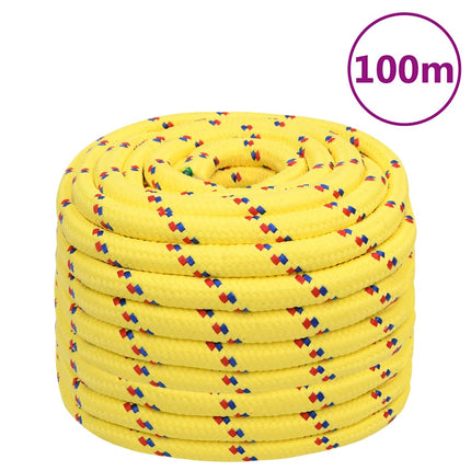 tovværk til båd 20 mm 100 m polypropylen gul