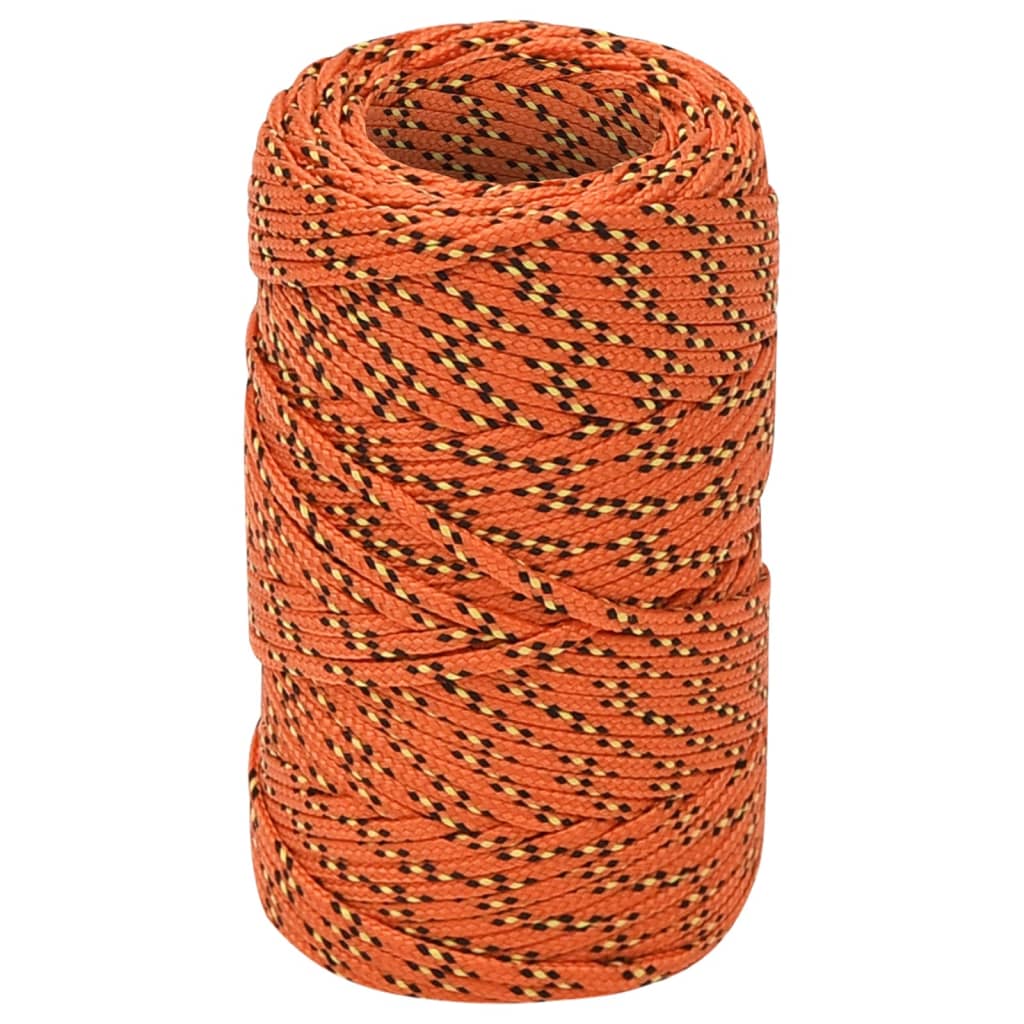 tovværk til båd 2 mm 25 m polypropylen orange