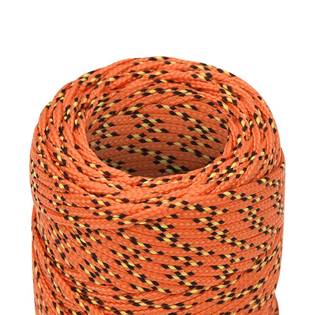 tovværk til båd 2 mm 25 m polypropylen orange