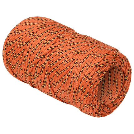 tovværk til båd 2 mm 100 m polypropylen orange