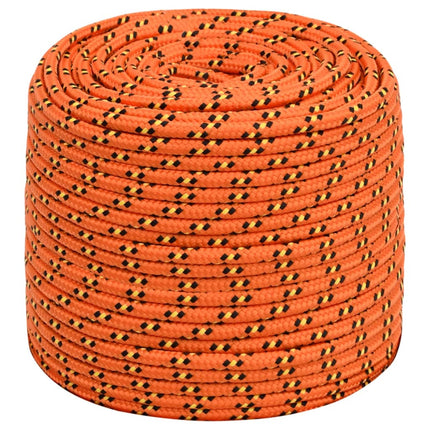 tovværk til båd 6 mm 250 m polypropylen orange