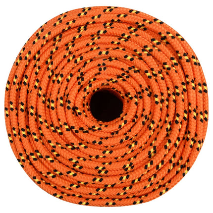 tovværk til båd 8 mm 100 m polypropylen orange