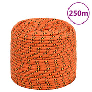 tovværk til båd 8 mm 250 m polypropylen orange