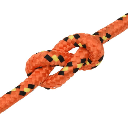tovværk til båd 12 mm 50 m polypropylen orange