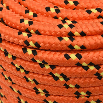 tovværk til båd 12 mm 100 m polypropylen orange