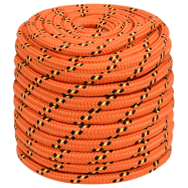 tovværk til båd 16 mm 100 m polypropylen orange