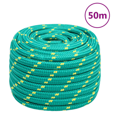 tovværk til båd 20 mm 50 m polypropylen grøn