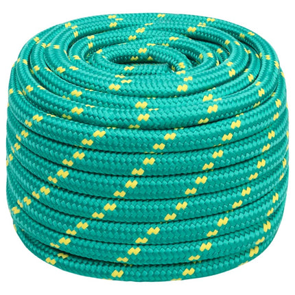 tovværk til båd 20 mm 50 m polypropylen grøn