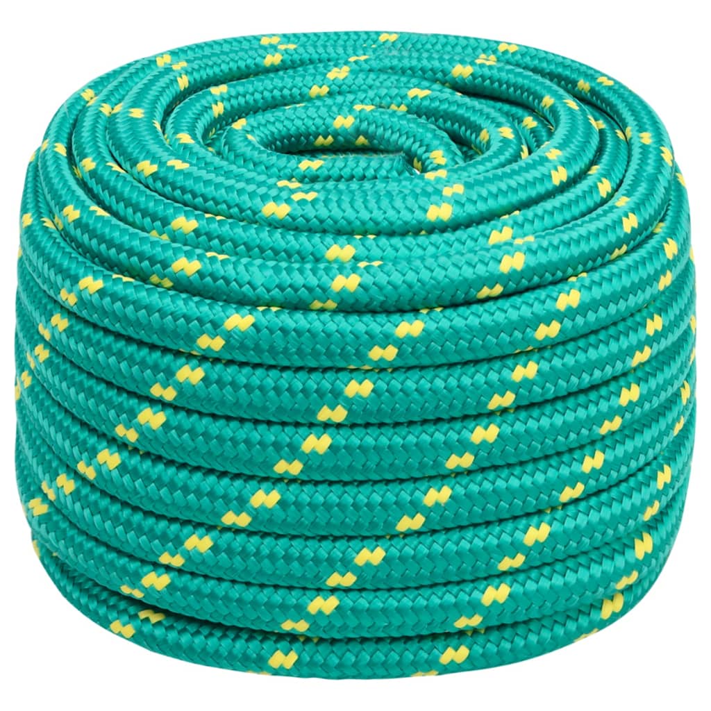 tovværk til båd 20 mm 100 m polypropylen grøn