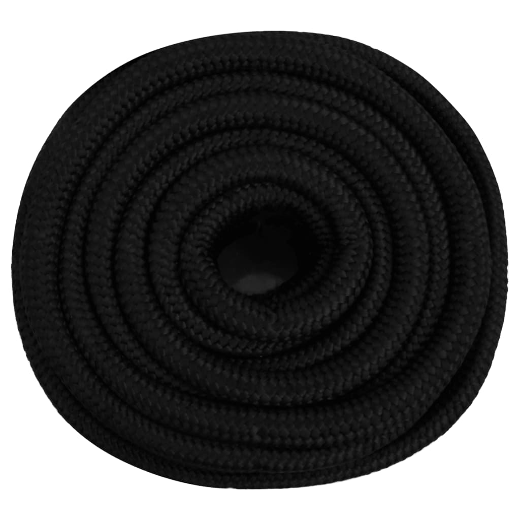arbejdsreb 20 mm 50 m polyester sort