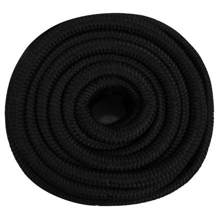 arbejdsreb 25 mm 25 m polyester sort