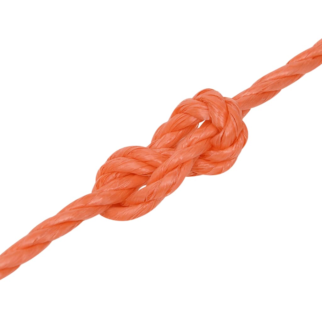 arbejdsreb 3 mm 50 m polypropylen orange
