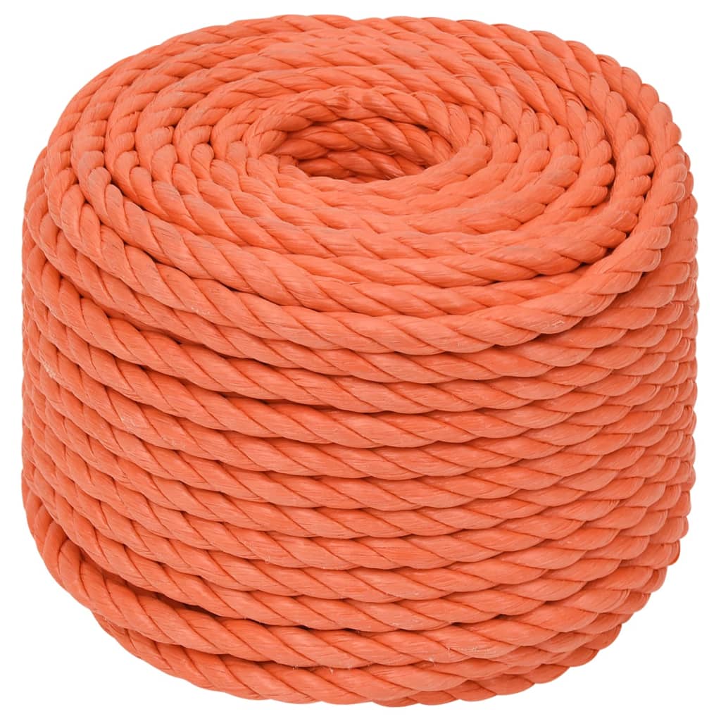 arbejdsreb 20 mm 100 m polypropylen orange