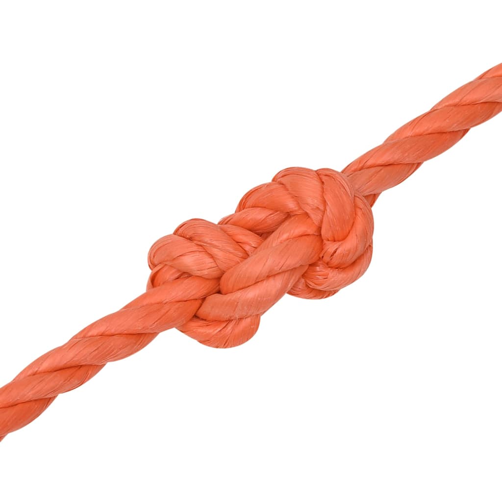 arbejdsreb 20 mm 100 m polypropylen orange