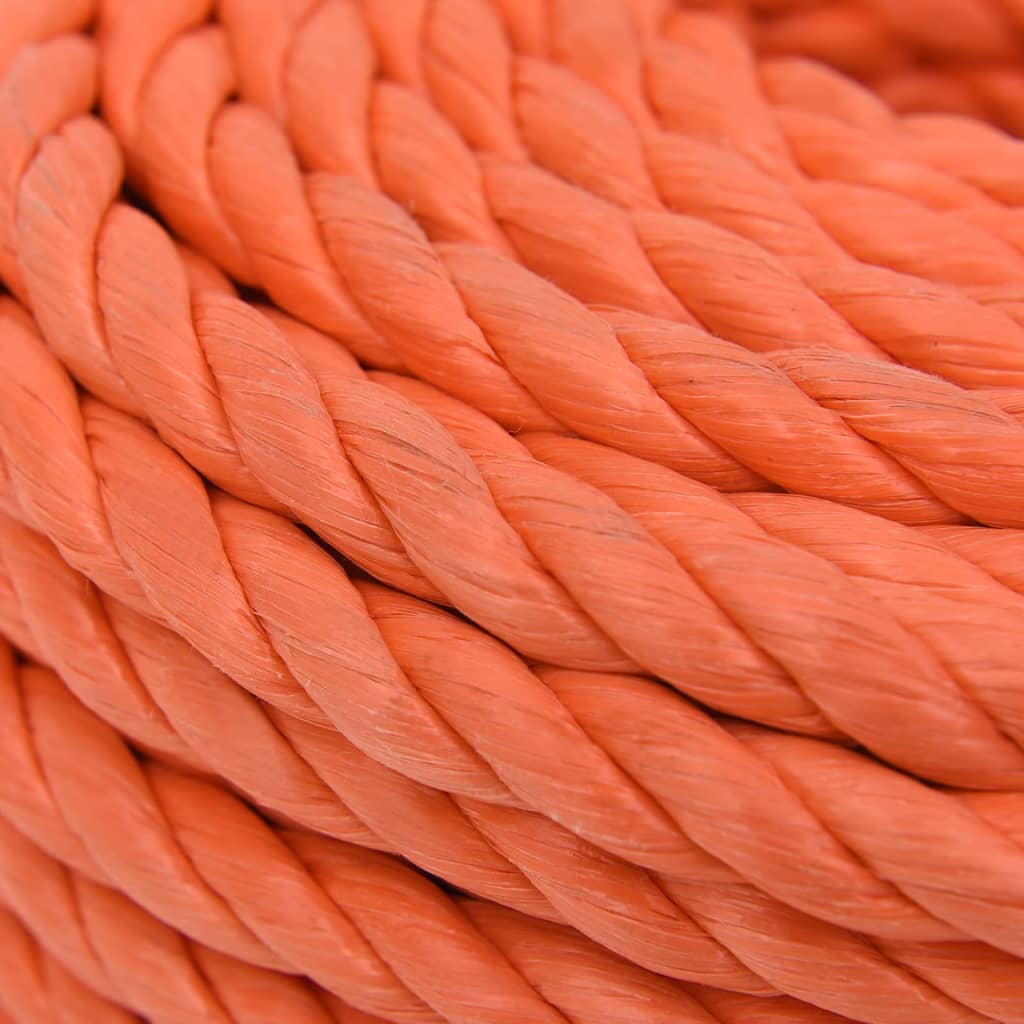 arbejdsreb 24 mm 100 m polypropylen orange