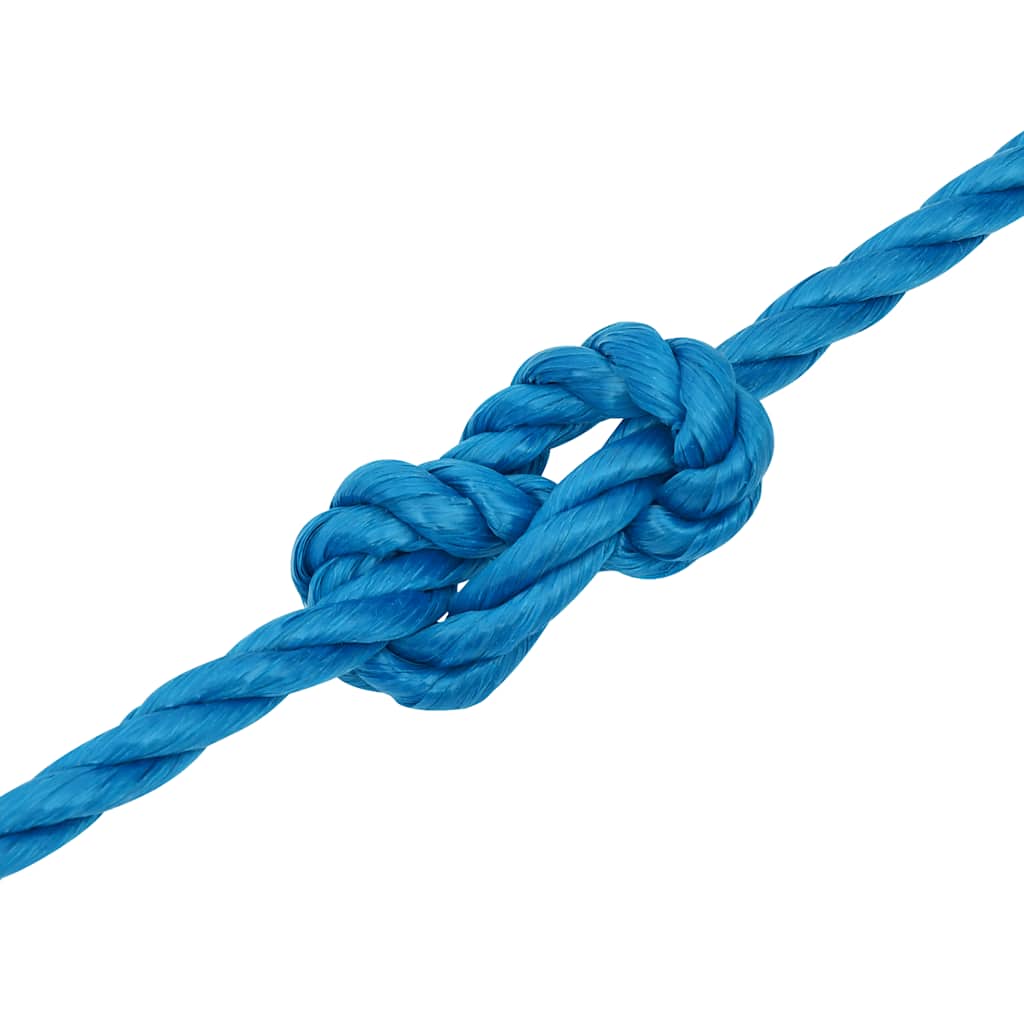 arbejdsreb 10 mm 50 m polypropylen blå
