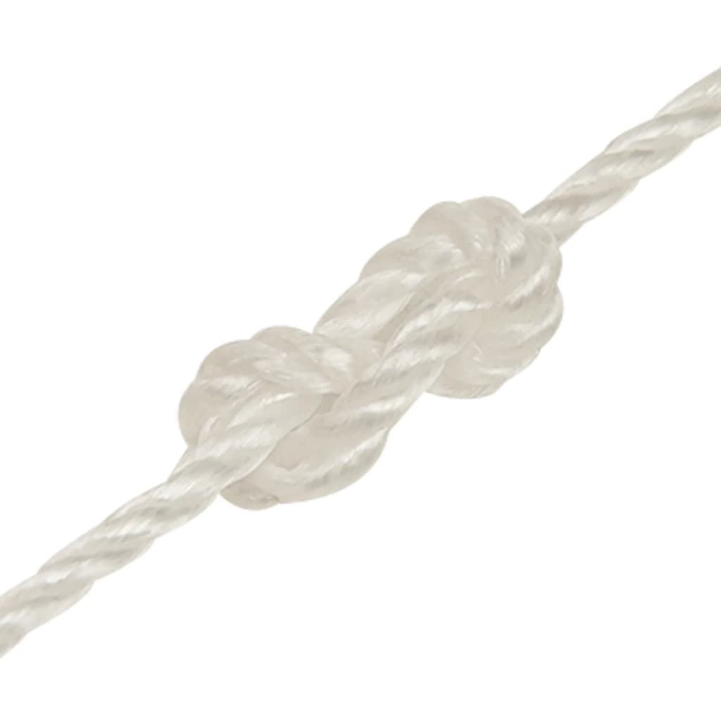 arbejdsreb 3 mm 50 m polypropylen hvid
