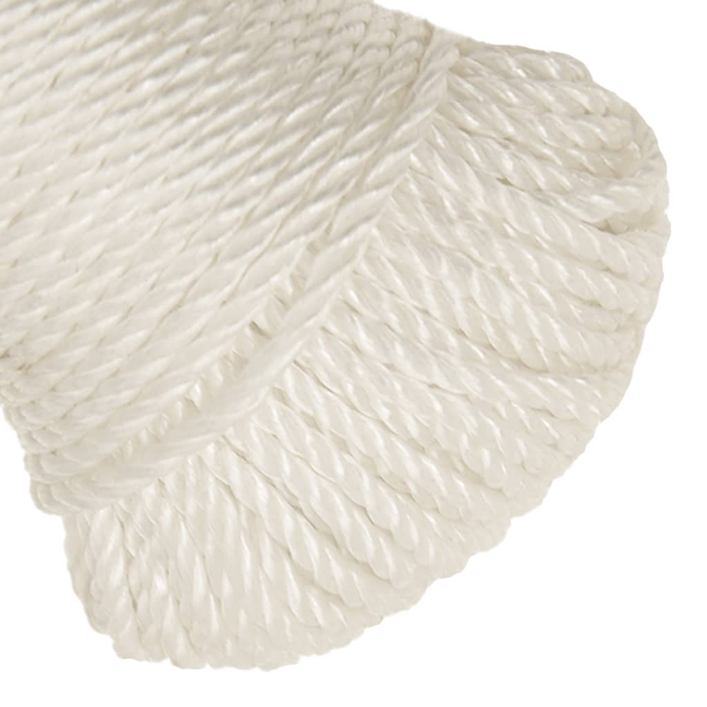 arbejdsreb 3 mm 50 m polypropylen hvid