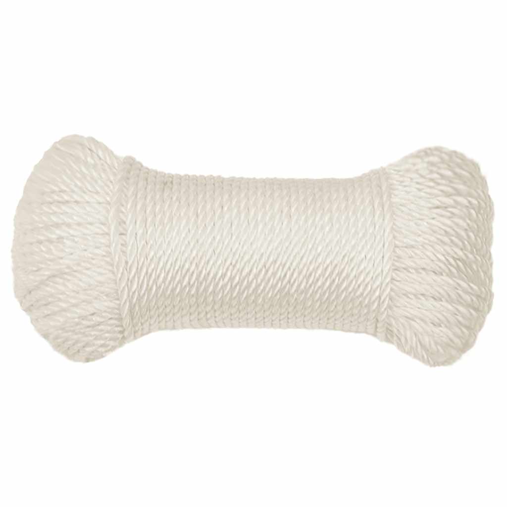 arbejdsreb 3 mm 100 m polypropylen hvid