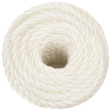 arbejdsreb 12 mm 250 m polypropylen hvid