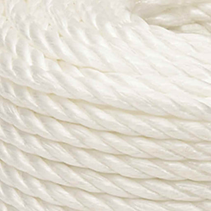 arbejdsreb 12 mm 250 m polypropylen hvid