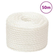 arbejdsreb 24 mm 50 m polypropylen hvid