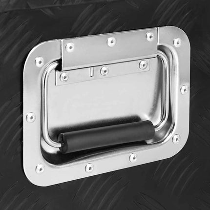 opbevaringskasse 60x23,5x23 cm aluminium sort