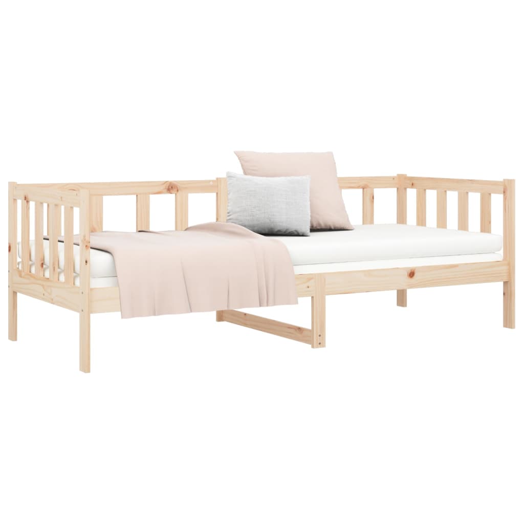 daybed uden madras 80x200 cm massivt fyrretræ