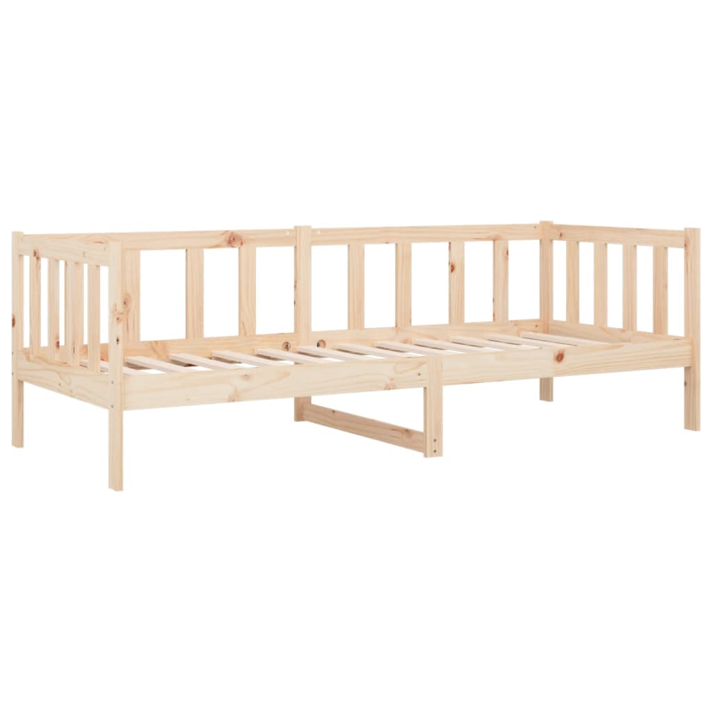 daybed uden madras 80x200 cm massivt fyrretræ